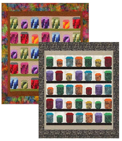Jelly Jars Quilt Pattern KG-17 - Paper Pattern