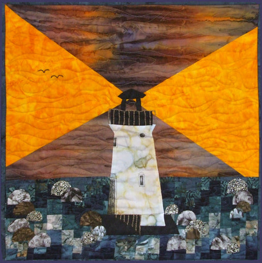 Bargello Lighthouse Quilt Pattern KG-26 - Paper Pattern