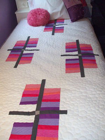 Shaded Panes Quilt KG-36e - Downloadable Pattern