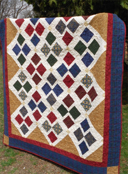 Off To Argyle Quilt LLD-012e - Downloadable Pattern