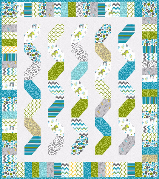 Snake Charmer Quilt Pattern LLD-020 - Paper Pattern