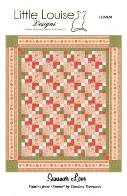 Summer Love Quilt Pattern LLD-024 - Paper Pattern