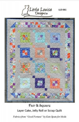 Fair & Square Quilt Pattern LLD-061 - Paper Pattern