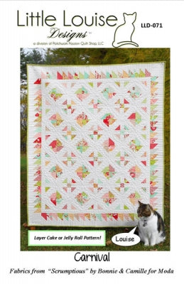 Carnival Quilt Pattern LLD-071 - Paper Pattern
