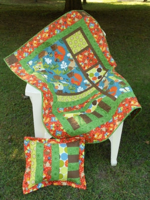 Forest Frolic Quilt Pattern LLD-094 - Paper Pattern