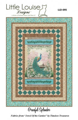 Graceful Splendor Quilt Pattern LLD-095 - Paper Pattern