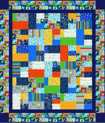 Space Station Quilt LLD-099e - Downloadable Pattern