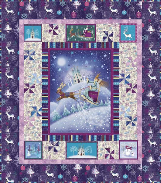Rambling Snow Queen Quilt Pattern LOB-126 - Paper Pattern