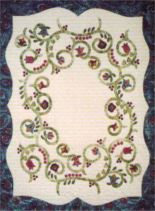Jacobean Spring Quilt Pattern LSC-0205 - Paper Pattern