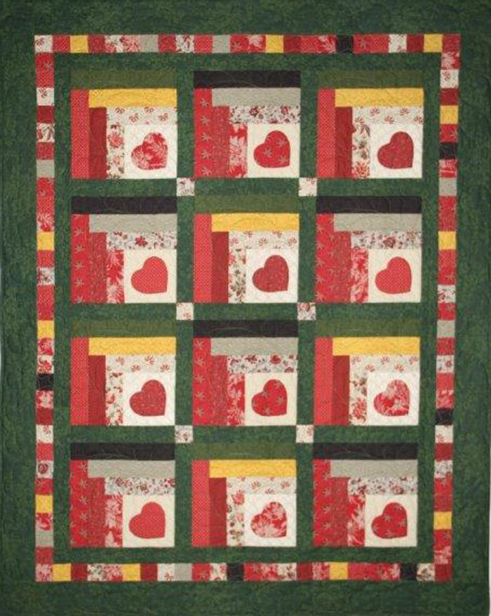 Home for Christmas Quilt Pattern LSC-1703 - Paper Pattern