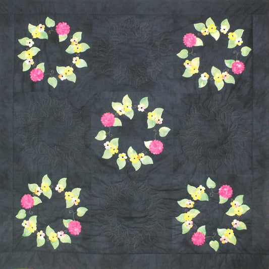 Carragana Wreath Quilt Pattern LSC-1802 - Paper Pattern