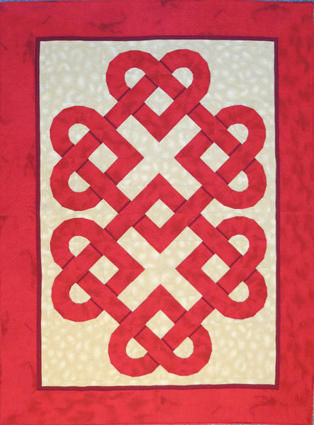 Twisted Hearts Quilt Pattern MAM-150 - Paper Pattern