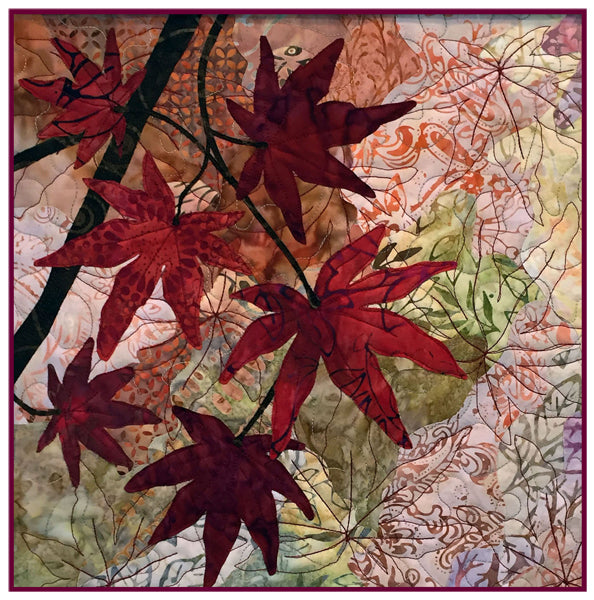 Fall Impressions 1 Chinese Maple Quilt Pattern MD-TR20 - Paper Pattern