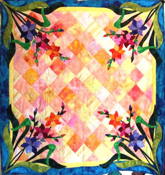 August Gladiola Quilt MGD-807e - Downloadable Pattern