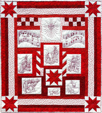 The Nativity Quilt Pattern MMD2-J175 - Paper Pattern