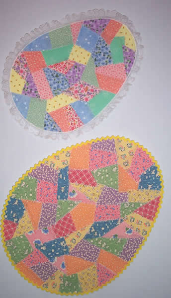 Easy Crazy Easter Eggs Quilt Pattern NDD-104 - Paper Pattern