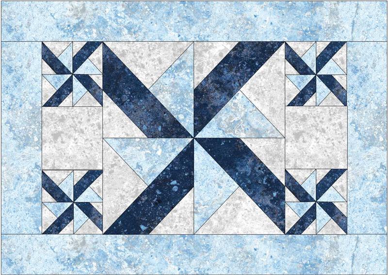 January Snow Placemats Pattern NDD-122 - Paper Pattern