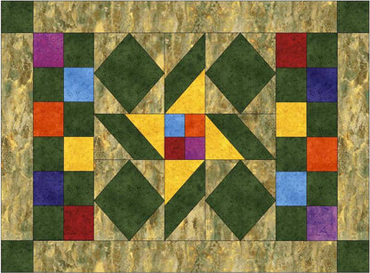 May Pinwheel Placemats Pattern NDD-126 - Paper Pattern