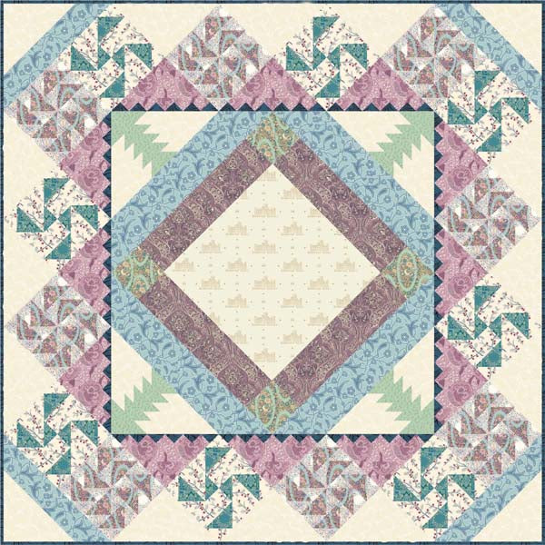 Downton Queen Quilt Pattern NDD-140 - Paper Pattern