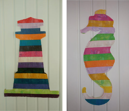 Lighthouse & Seahorse Quilt NDD-158e - Downloadable Pattern