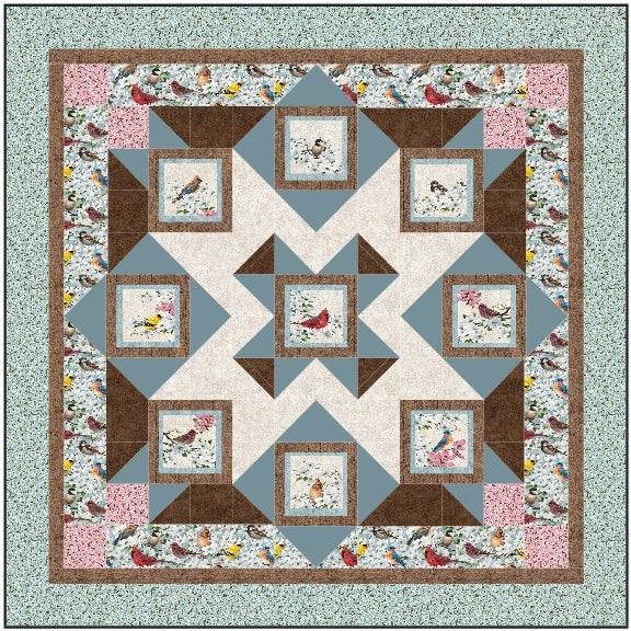 Spring Circle Quilt NDD-189e - Downloadable Pattern