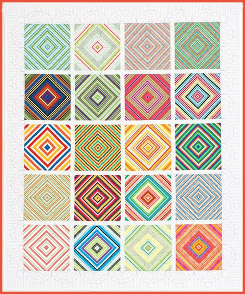 Uptown Stripes Quilt Pattern NJD-114 - Paper Pattern