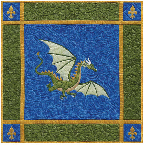 Dragon on the Wind Wall Hanging NS-25e - Downloadable Pattern