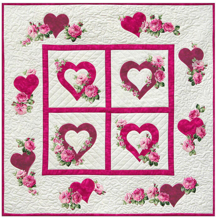 Hearts and Flowers Pattern NS-29 - Paper Pattern