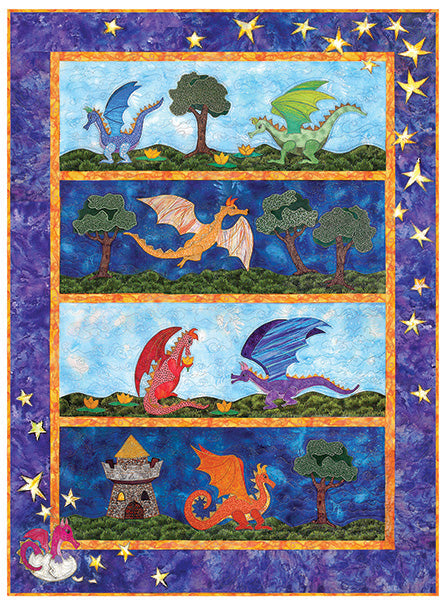 Little Dragons Everywhere! Pattern NS-7 - Paper Pattern