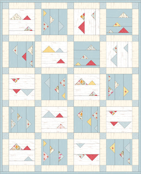 Shiplap Ahoy Quilts Pattern NZP-Q006 - Paper Pattern