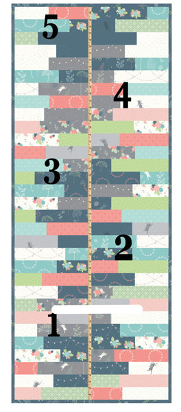 Growth Chart Wall Hanging NZP-Q017e - Downloadable Pattern