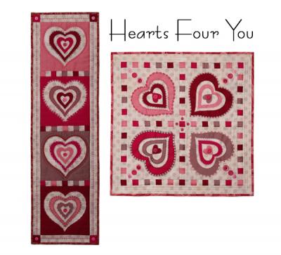 Hearts Four You Quilt PAD-159e - Downloadable Pattern
