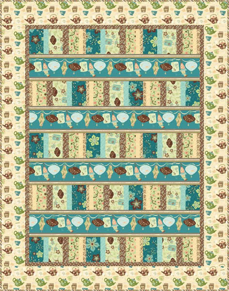 Chinese Coins Quilt PC-103e - Downloadable Pattern