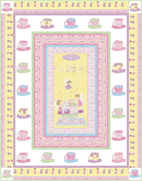 Tea Party Quilt Pattern PC-112 - Paper Pattern