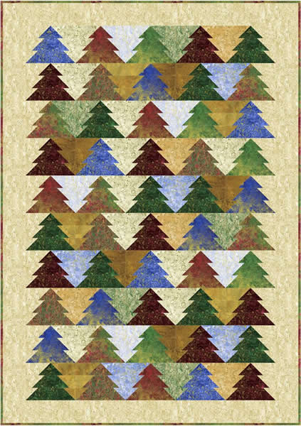 Oh Christmas Tree! Quilt PC-119e - Downloadable Pattern