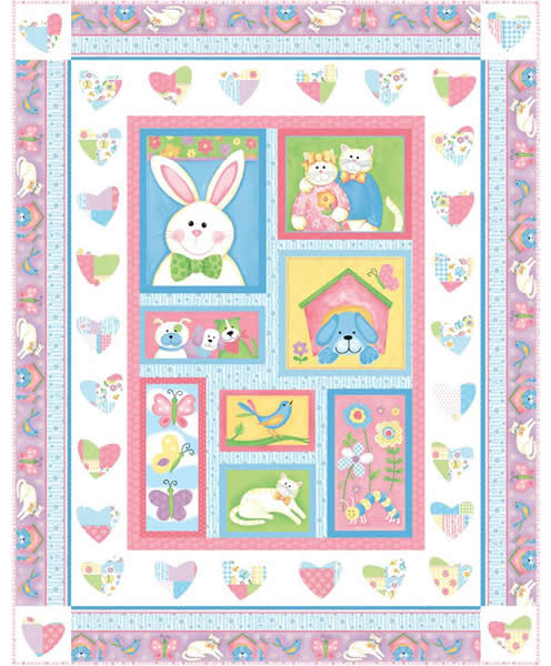 Bunny Patch Trio Quilt Pattern PC-123 - Paper Pattern