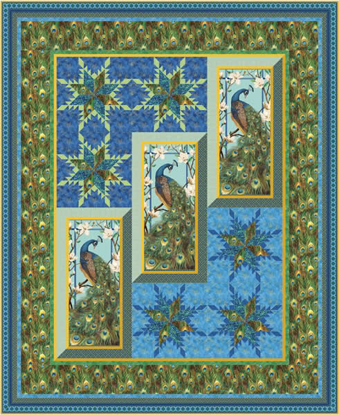 Feathered Stars Quilt Pattern PC-131 - Paper Pattern