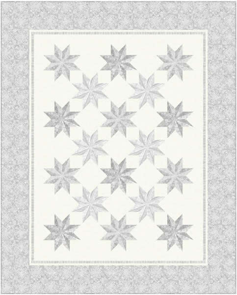 Prism Stars Quilt Pattern PC-132 - Paper Pattern