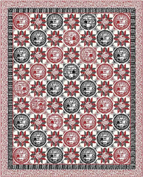 Simpler Times Quilt Pattern PC-136 - Paper Pattern
