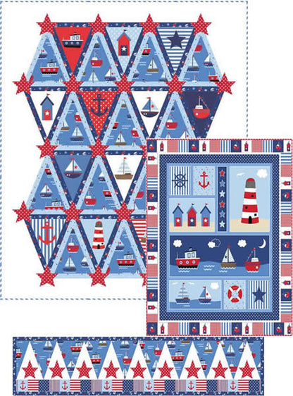 By the Sea Quilt Set PC-137e - Downloadable Pattern