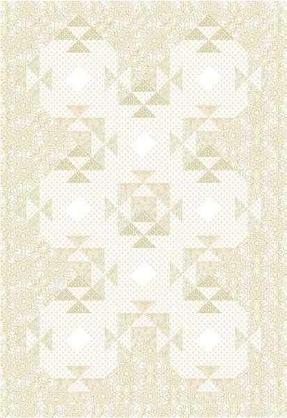 White Lace & Promises Quilt Pattern PC-140 - Paper Pattern