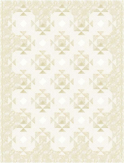 White Lace & Promises Quilt PC-140e - Downloadable Pattern