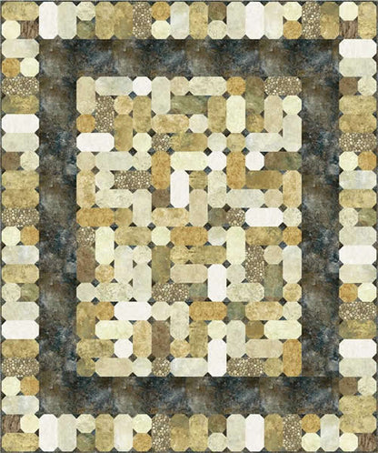 Cobbled Stonehenge Quilt PC-146e - Downloadable Pattern