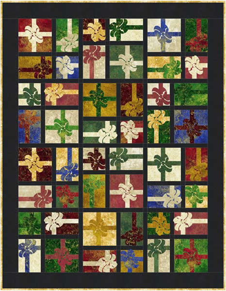 Holiday Gifts Quilt PC-147e - Downloadable Pattern