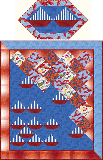 Bar Harbor Quilt Pattern PC-153 - Paper Pattern