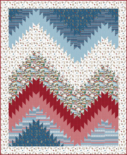 Alpine Village Quilt Pattern PC-154 - Paper Pattern