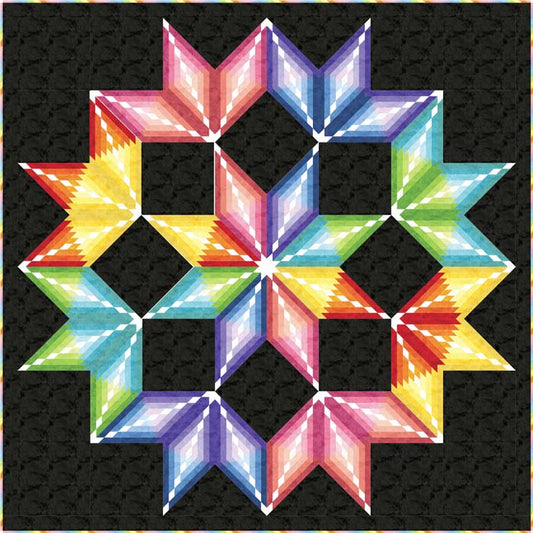 Colorburst Quilt Pattern PC-161 - Paper Pattern