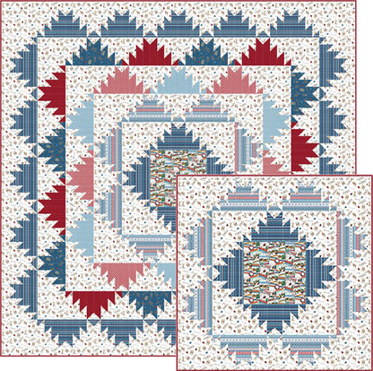 Skier's Paradise Quilt Pattern PC-162 - Paper Pattern
