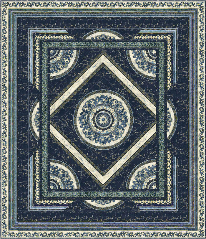 Florentine Floor Quilt Pattern PC-165 - Paper Pattern