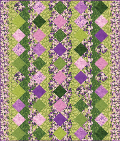 Lilac Lanes Quilt Pattern PC-167 - Paper Pattern